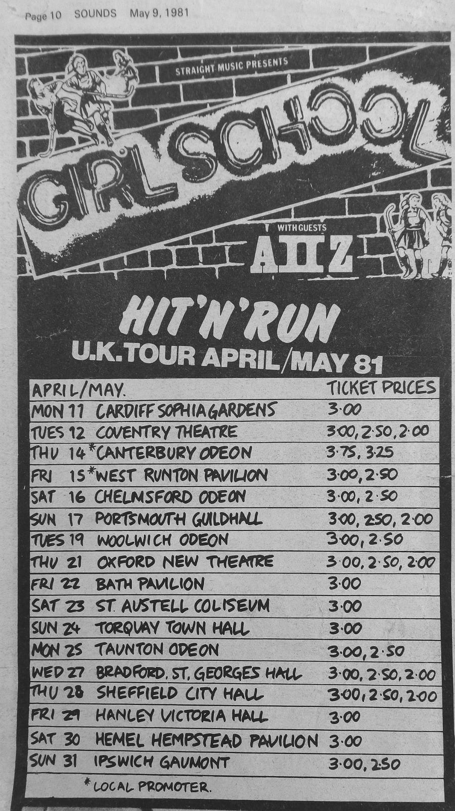 Press Cuttings - AIIZ, A11Z New Wave Of British Heavy Metal NWOBHM Heavy Rock Hard Rock n.w.o.b.h.m aiiz a11z