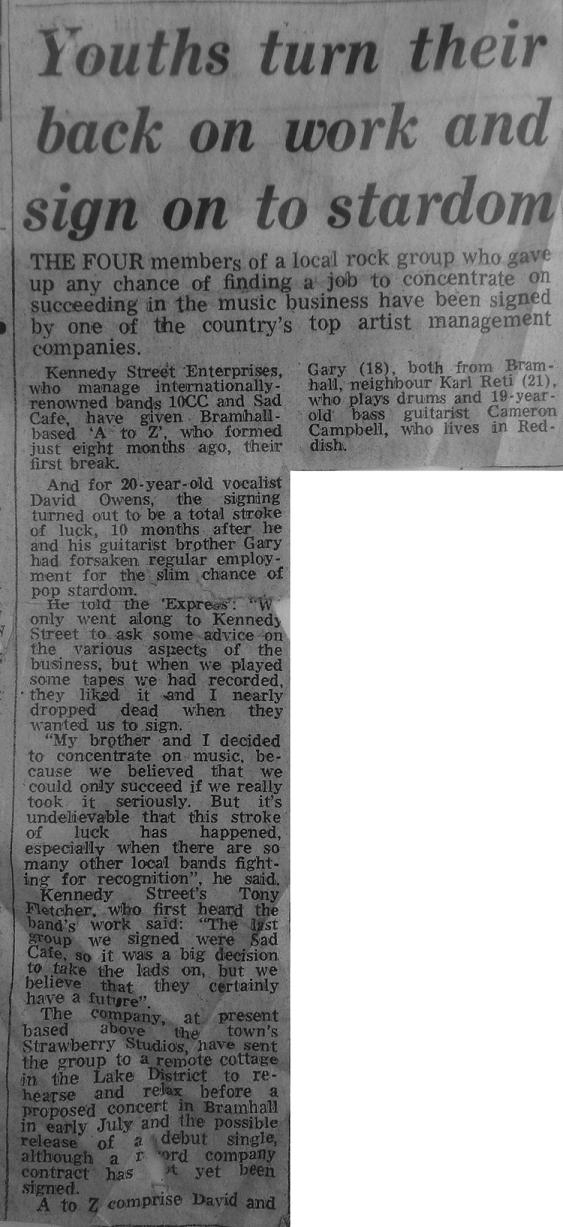 Press Cuttings - AIIZ, A11Z New Wave Of British Heavy Metal NWOBHM Heavy Rock Hard Rock n.w.o.b.h.m aiiz a11z